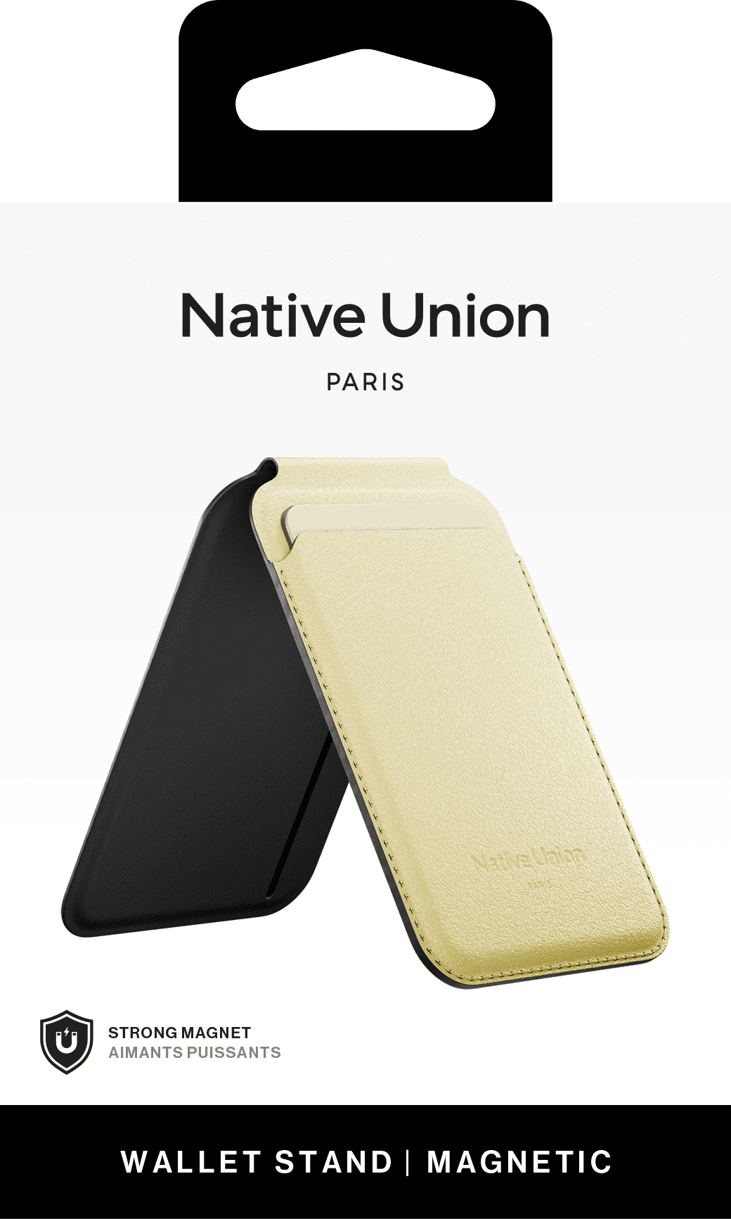 Чехол-бумажник Native Union Active Wallet Stand, лимон