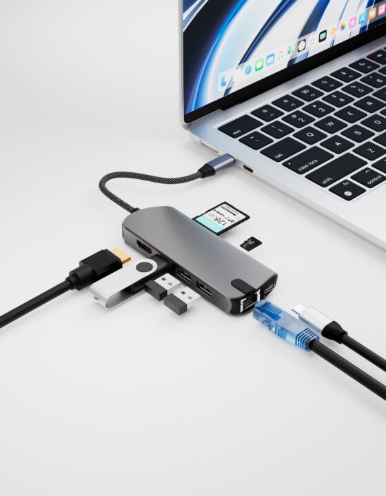 Адаптер VLP Infinity Hub 8 in 1, графит