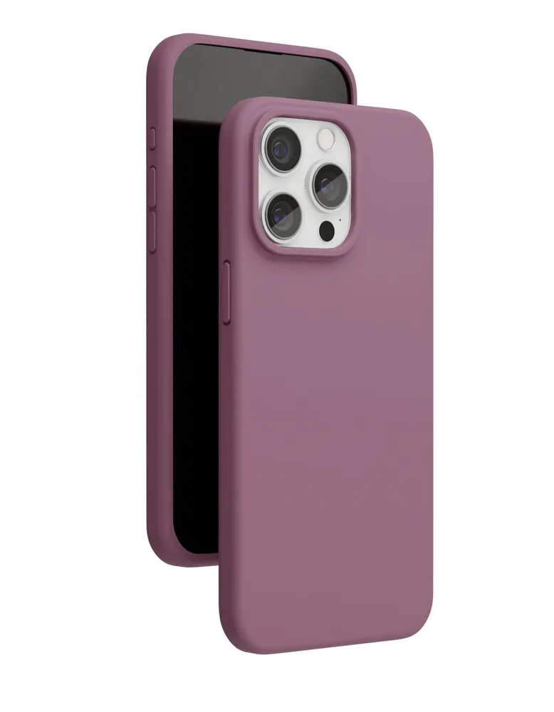 Чехол защитный VLP Aster Case с MagSafe для iPhone 15 Pro, пудровый