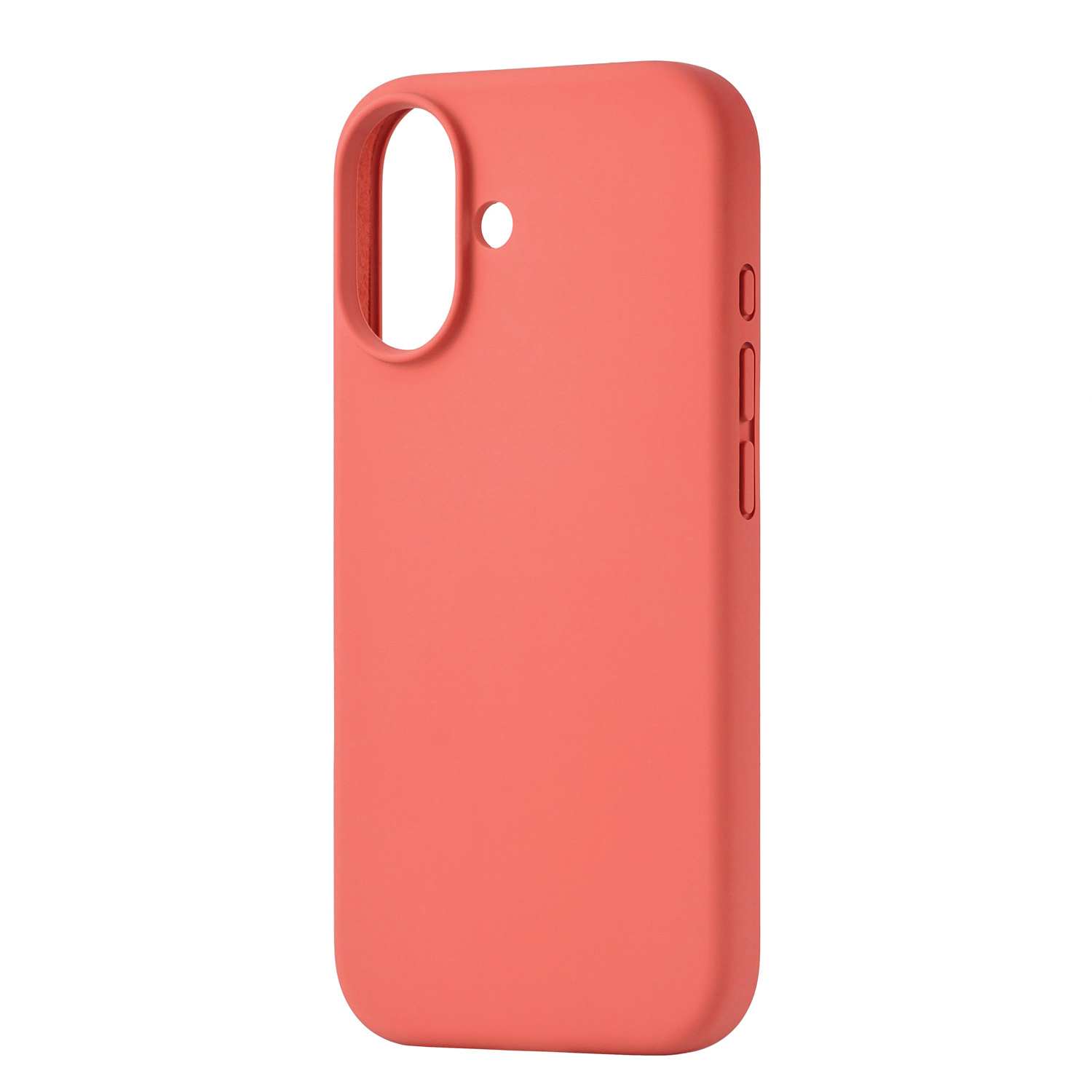 На фото изображено Чехол защитный uBear Touch Mag Case для iPhone 17 MagSafe, коралловый