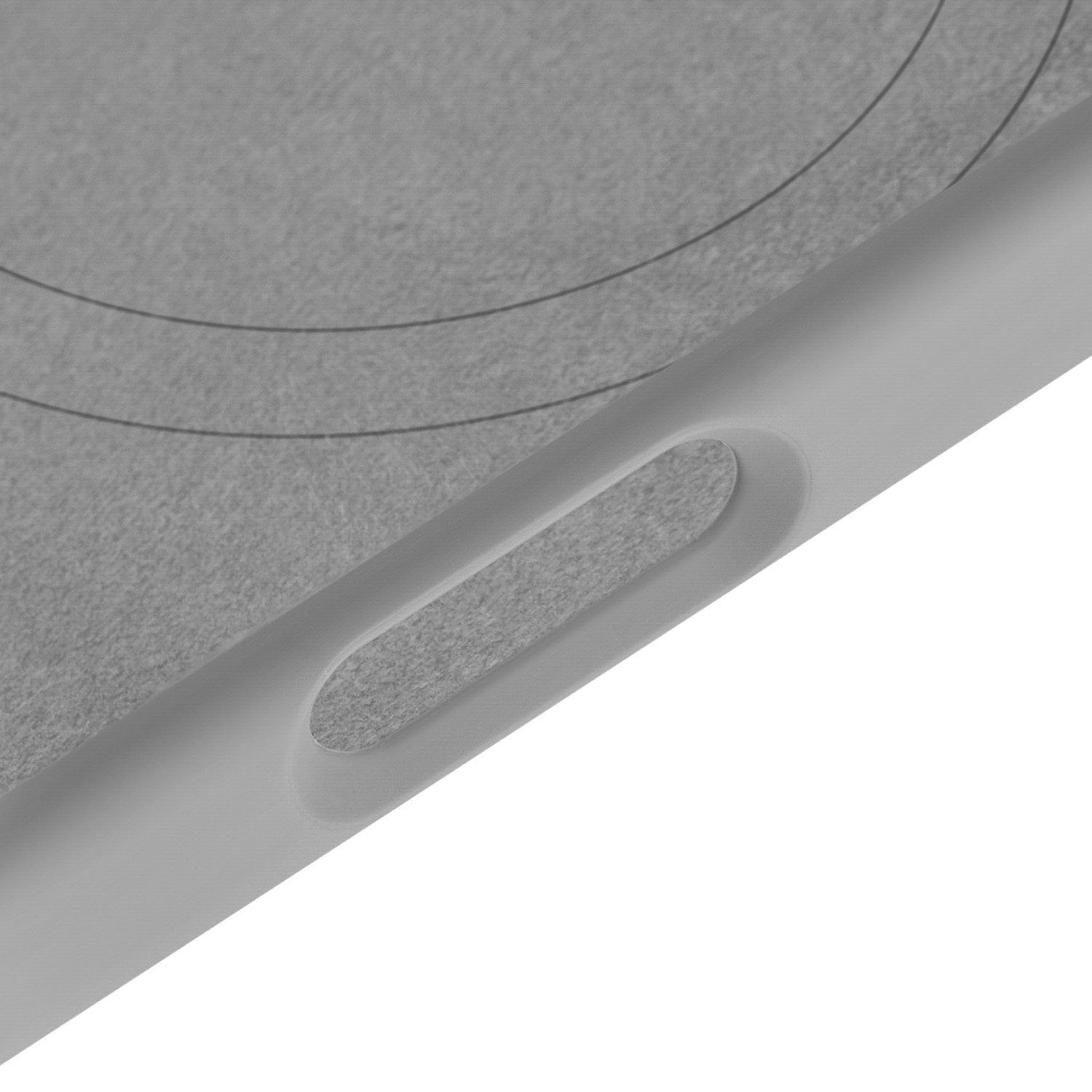 На фото изображено Чехол защитный uBear Touch Mag Case для iPhone 17 Pro Max, MagSafe, светло-серый