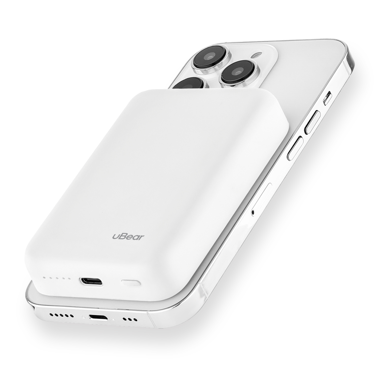 Внешний аккумулятор uBear Flow Magnetic Power bank 10000mAh, белый