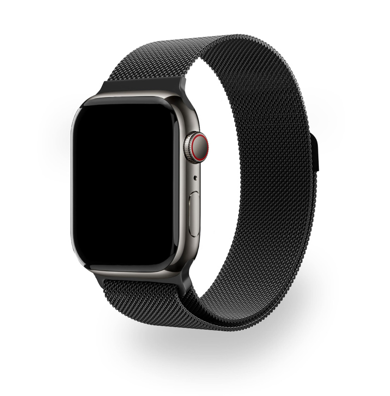 Ремешок uBear Spark для Apple Watch M/L (42, 44, 45, 49 мм), чёрный Ремешок uBear Spark для Apple Watch M/L (42, 44, 45, 49 мм), чёрный