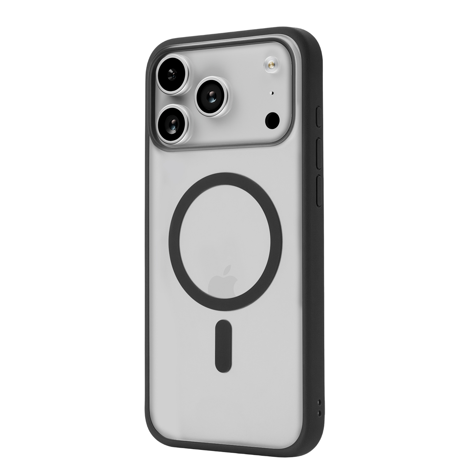 На фото изображено Чехол защитный uBear Cloud Mag Case для iPhone 17 Pro Max, MagSafe, черный