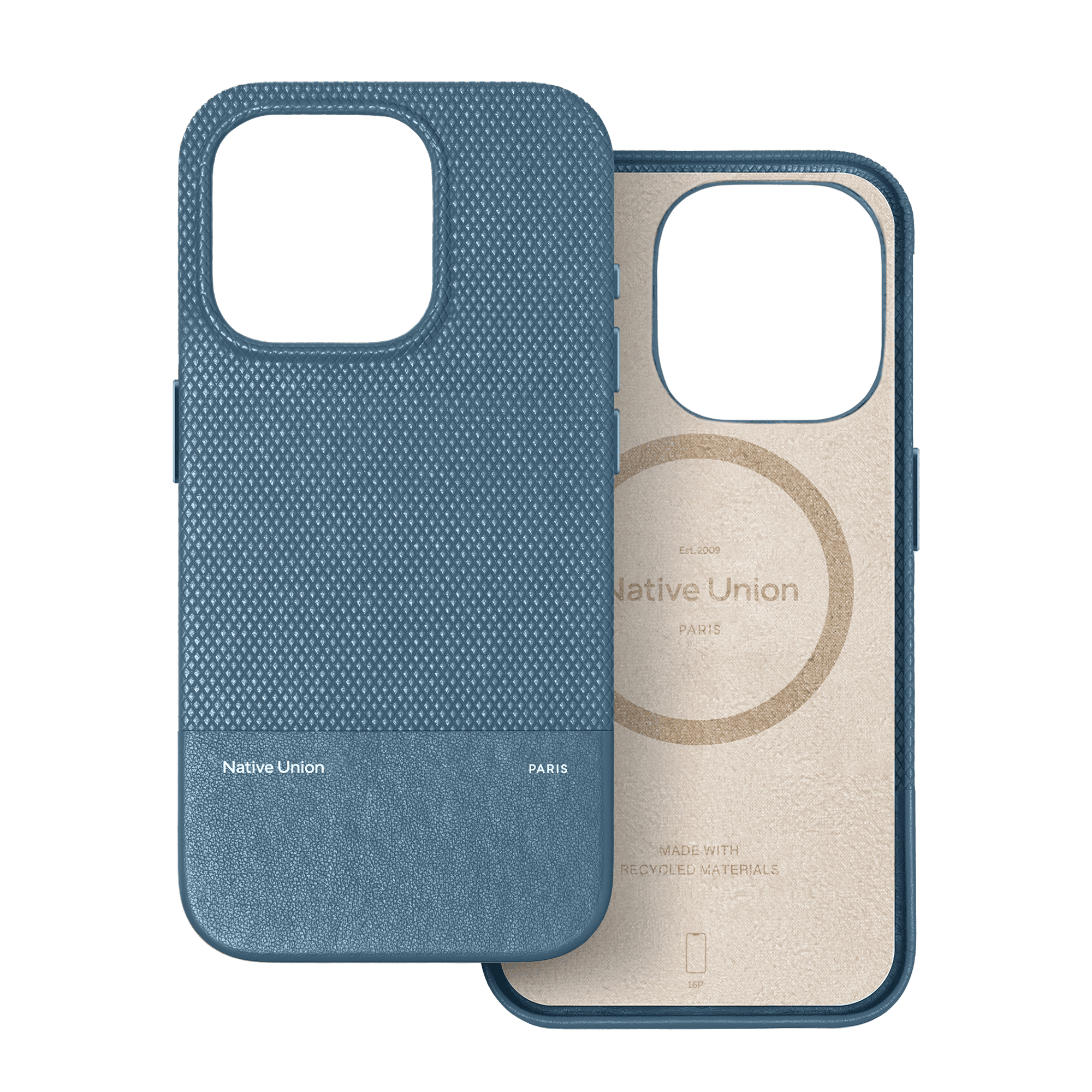 Чехол Native Union (RE)Classic Case MagSafe для iPhone 16 Pro, синий