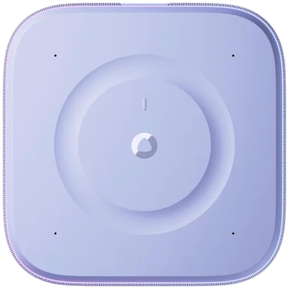 На фото изображено Умная портативная колонка Яндекс Станция 3, фиолетовый