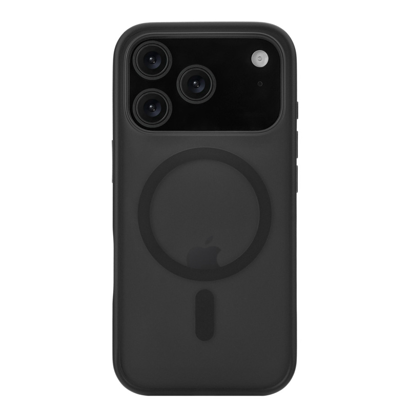 На фото изображено Чехол защитный uBear Cloud Mag Case для iPhone 17 Pro, MagSafe, черный