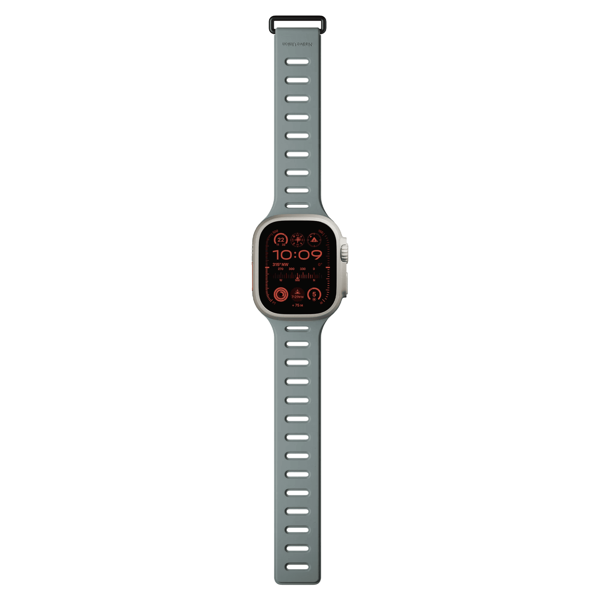 Ремешок Native Union для Apple Watch Magnetic 42/44/45/49мм, зеленый/серый