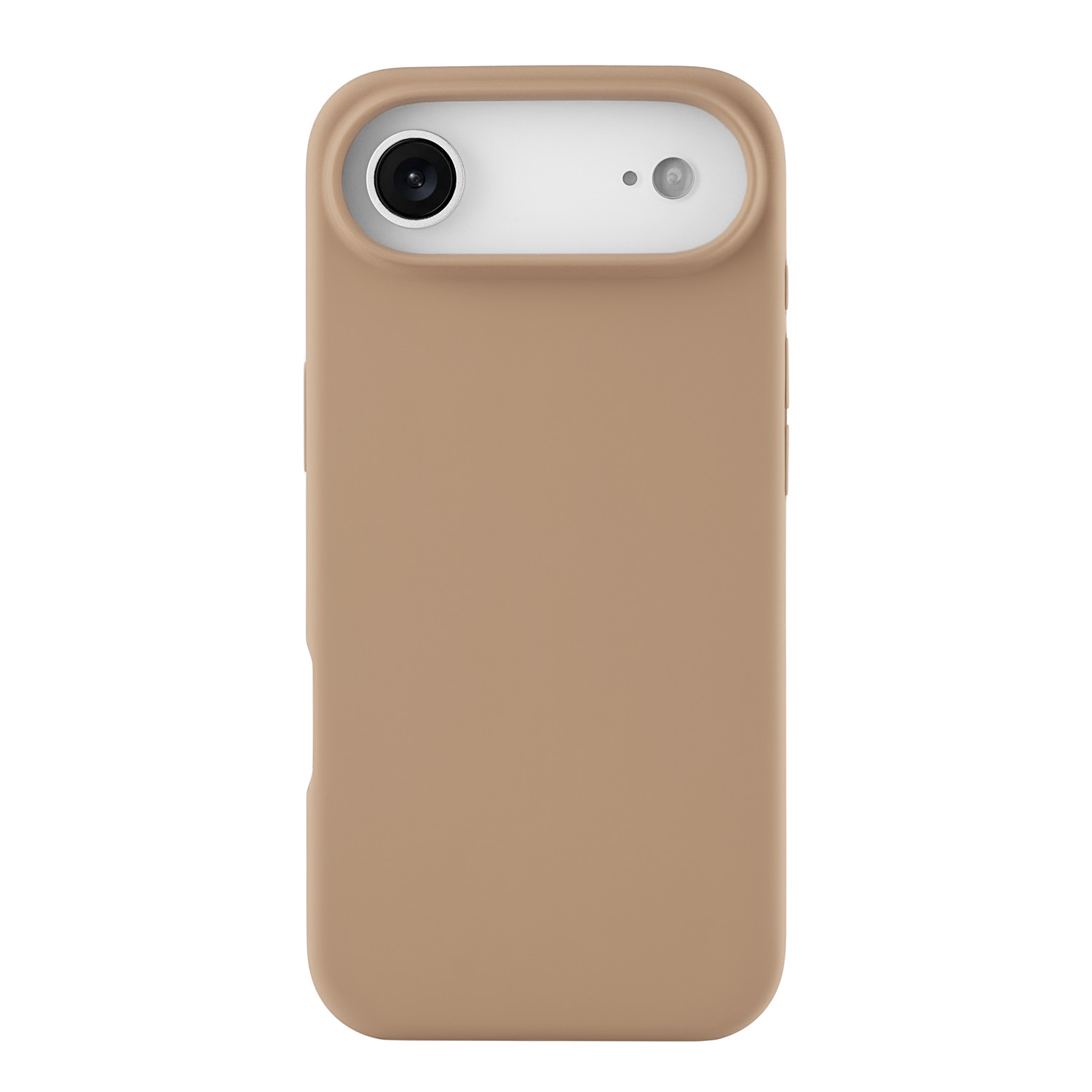 На фото изображено Чехол защитный uBear Touch Mag Case для iPhone 17 Air, MagSafe, латте