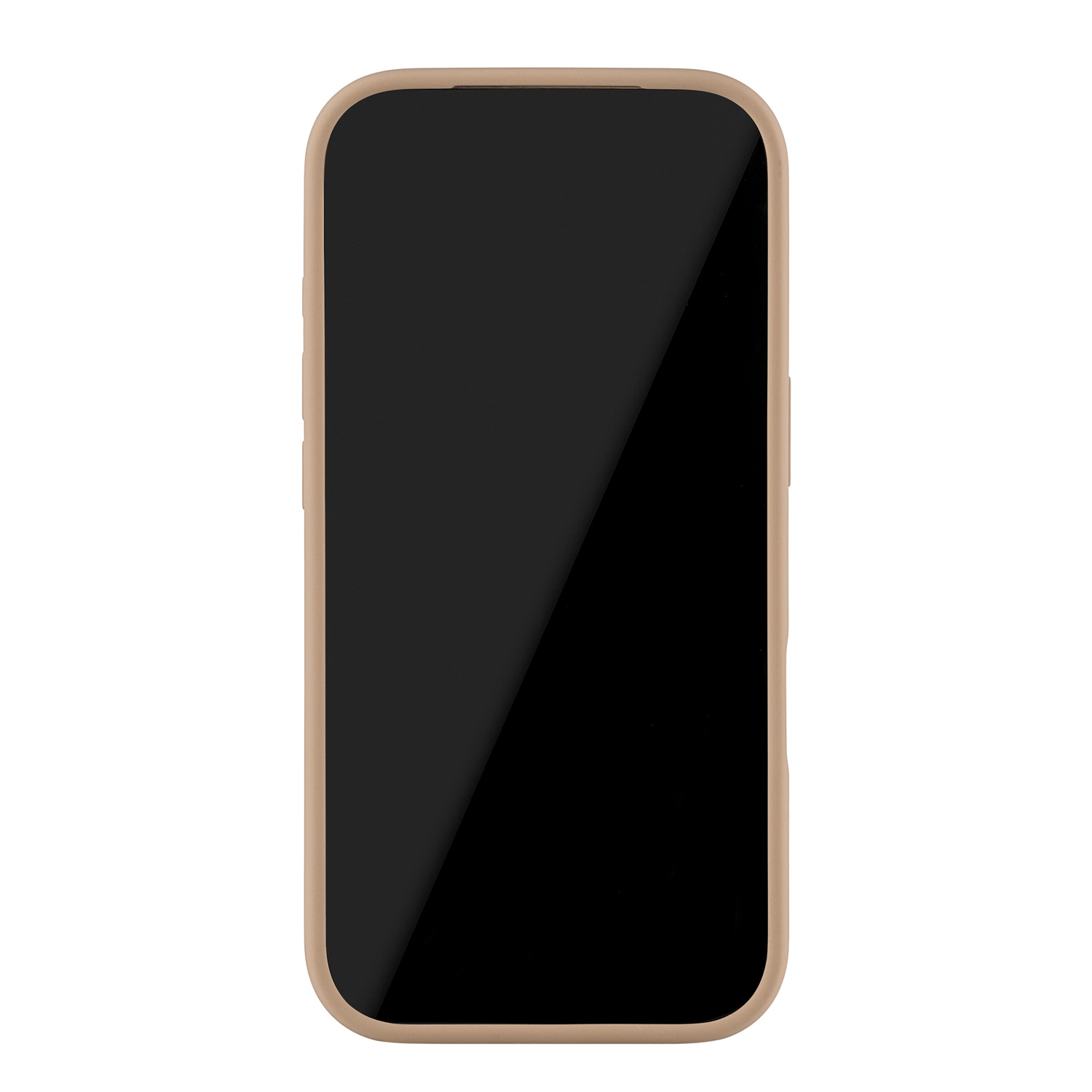 На фото изображено Чехол защитный uBear Touch Mag Case для iPhone 17 Pro, MagSafe, латте