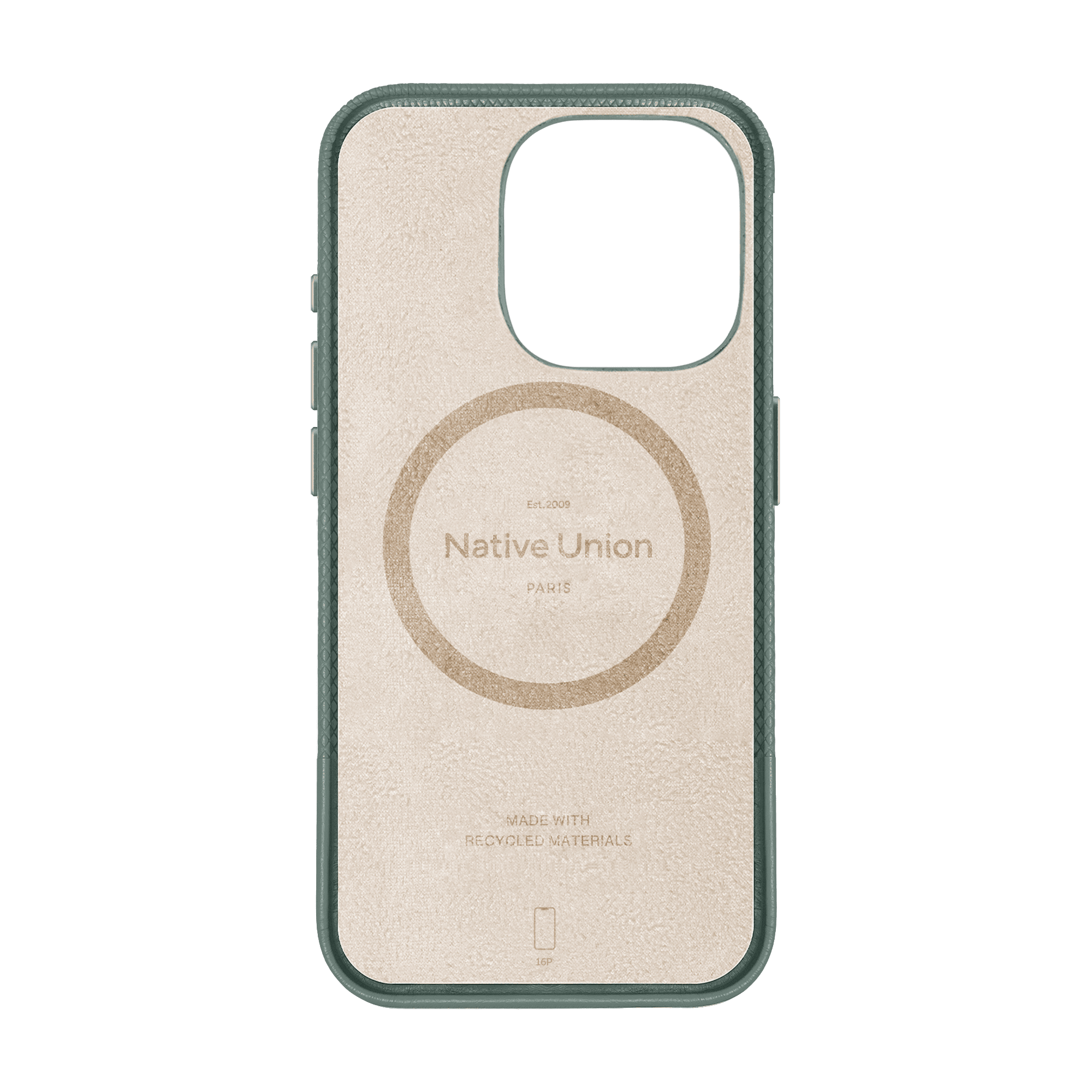 Чехол Native Union (RE)Classic Case MagSafe для iPhone 16 Pro, зеленый сланец