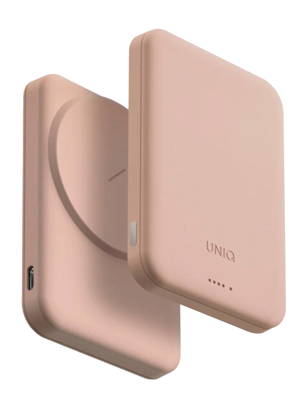 Фото Внешний аккумулятор Uniq Lexa 5000 mAh, розовый Фото Внешний аккумулятор Uniq Lexa 5000 mAh, розовый