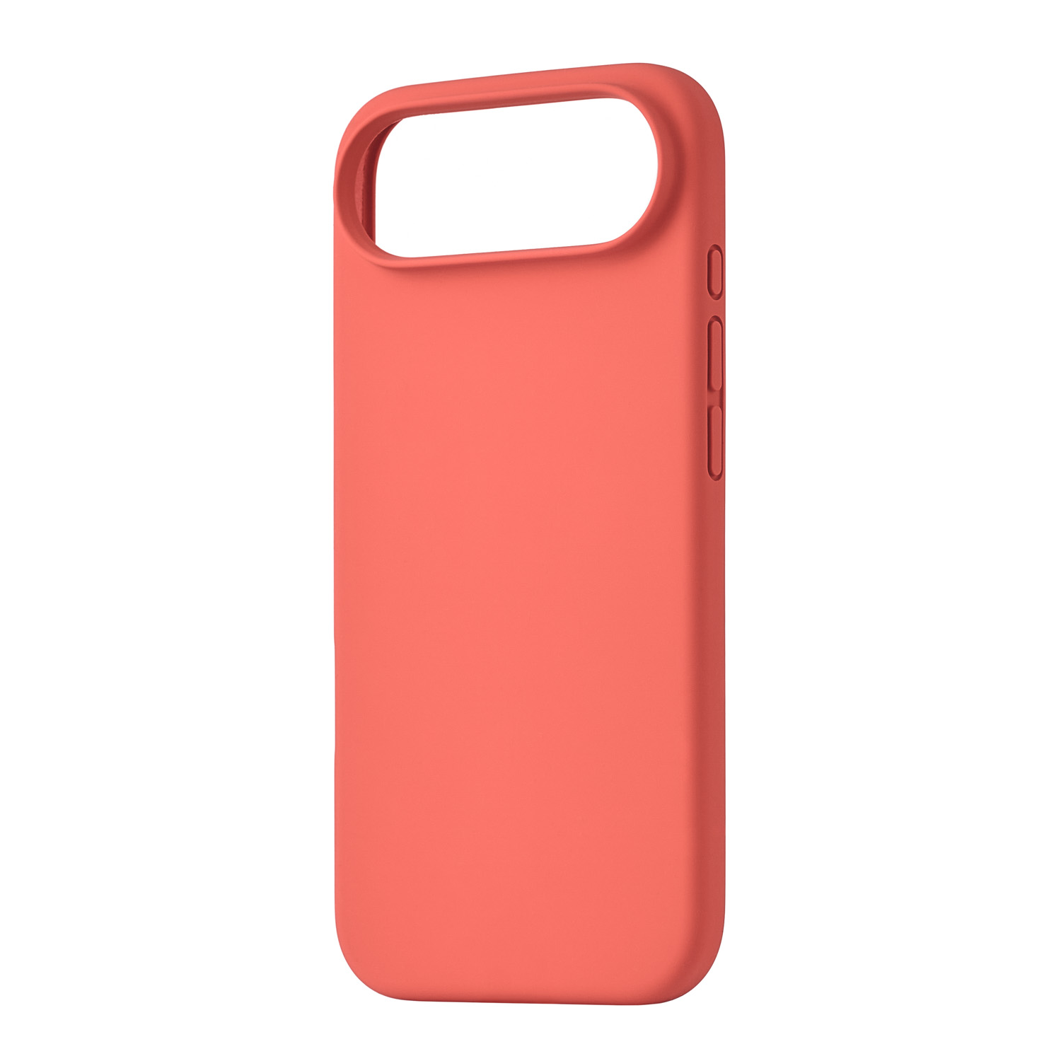 На фото изображено Чехол защитный uBear Touch Mag Case для iPhone 17 Air, MagSafe, коралловый