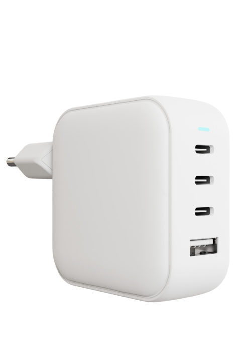 Сетевое зарядное устройство VLP G-Charge, 100Вт, 3хUSB-C+USB-A, белый