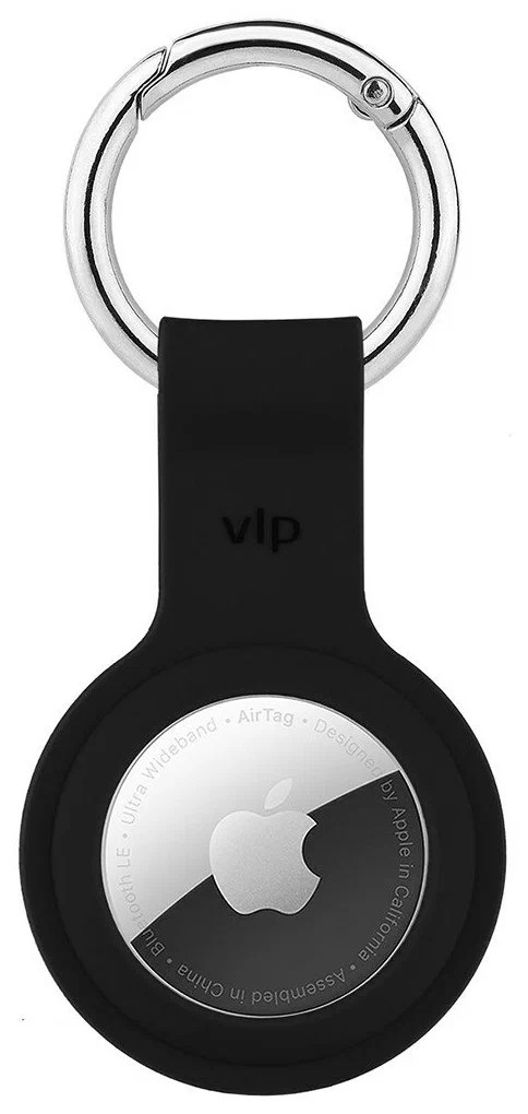 Чехол защитный VLP Silicone Case для AirTag, черный