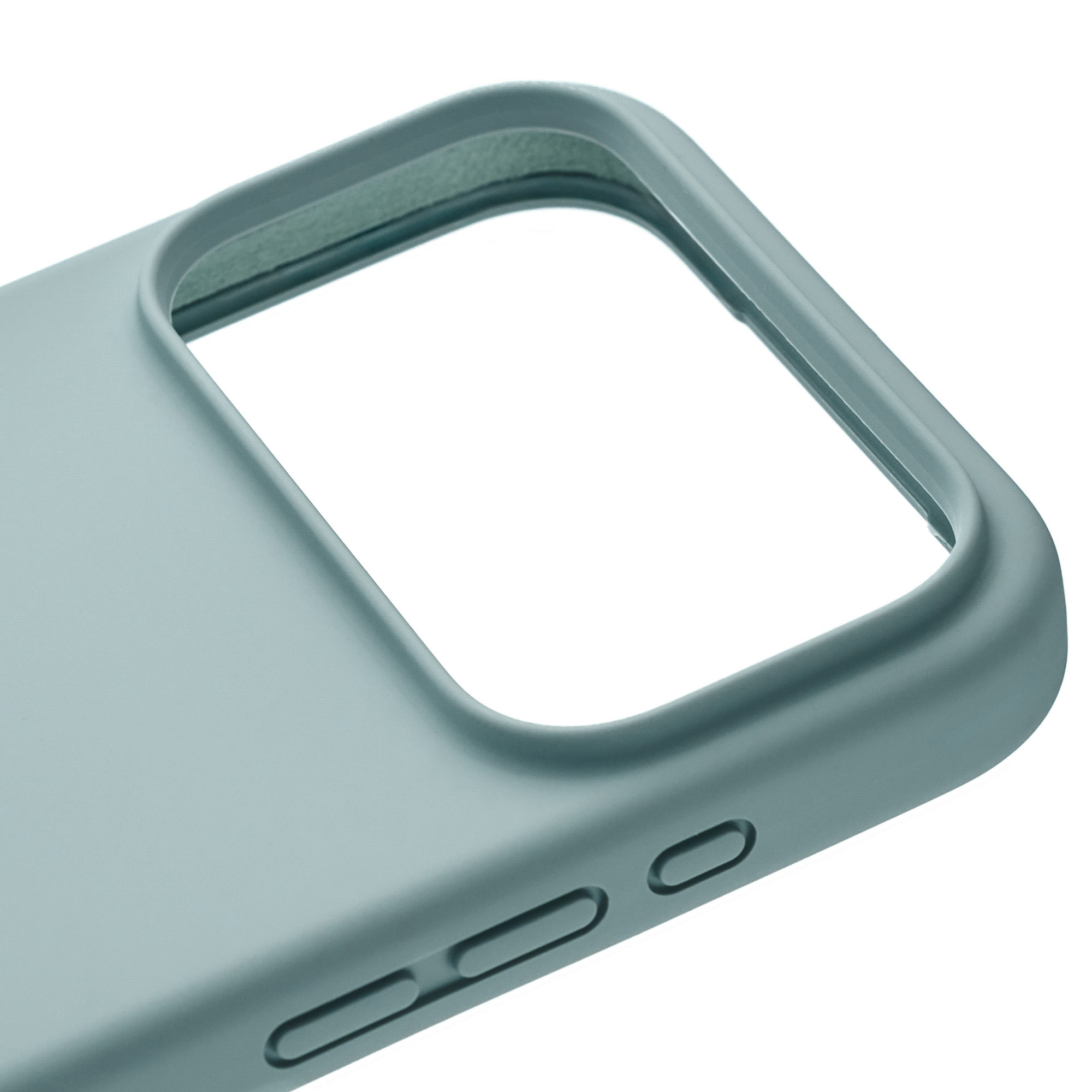 На фото изображено Чехол защитный uBear Touch Mag Case для iPhone 17 Pro Max, MagSafe, холодная мята