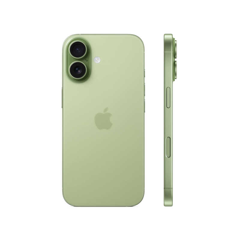 На фото изображено Apple iPhone 17, 256 ГБ, Шалфей