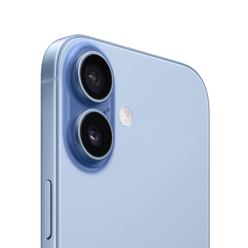 На фото изображено Apple iPhone 17, 256 ГБ, Туманно-голубой
