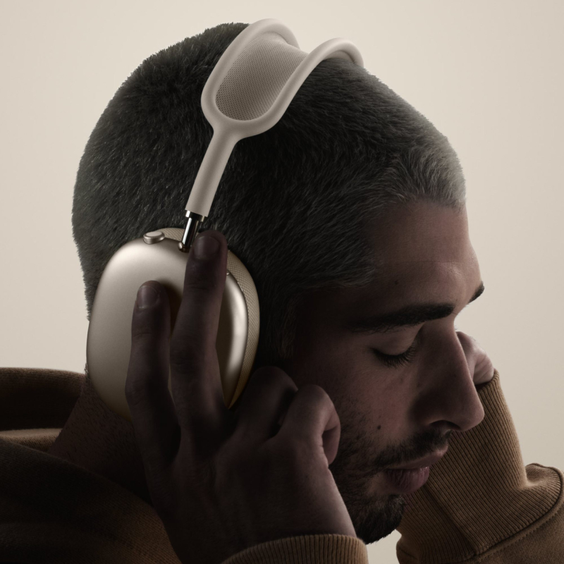 На фото изображено Наушники Apple AirPods Max 2, Полуночный черный