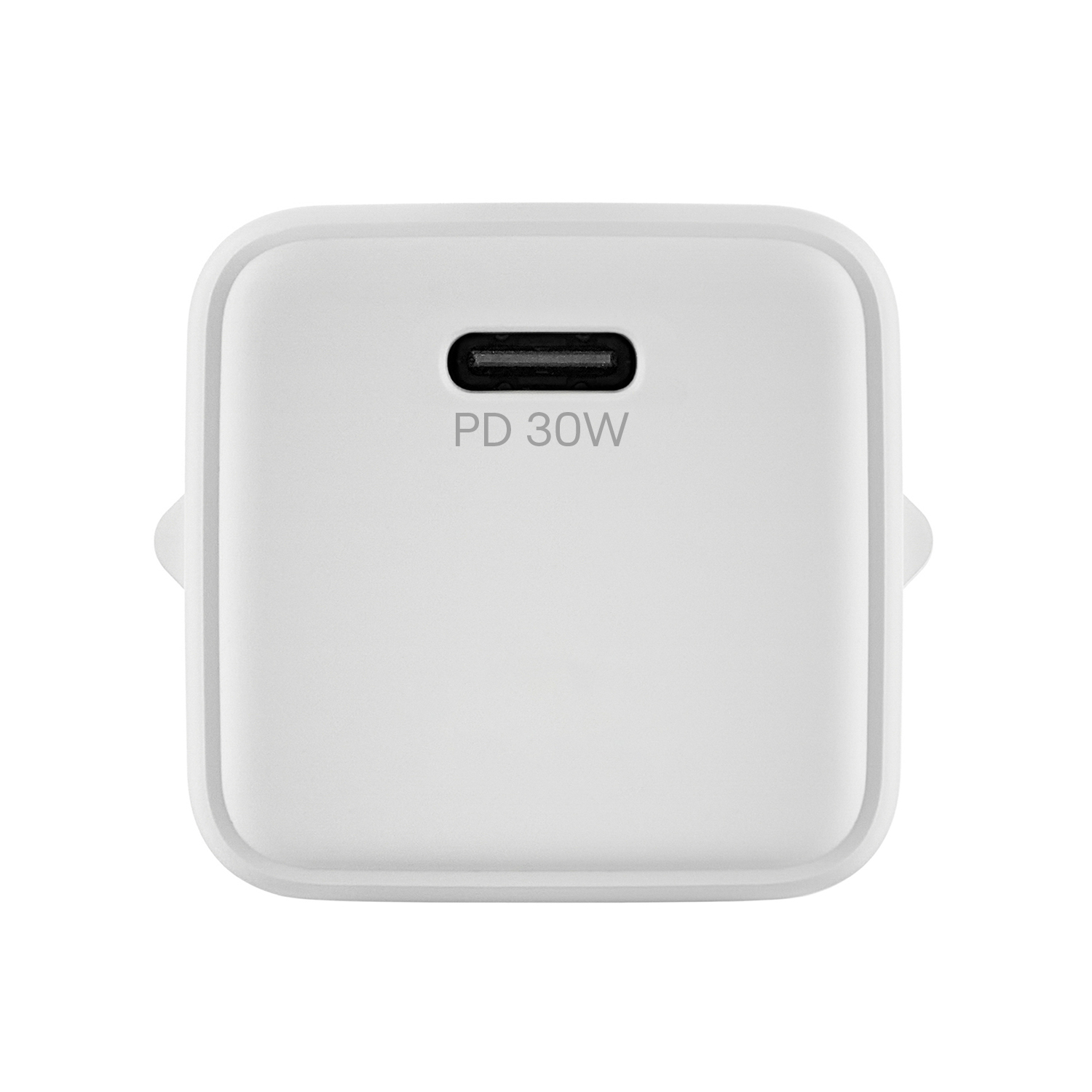 Cетевое зарядное устройство uBear Bridge USB-C, 30 Вт, GaN, белый