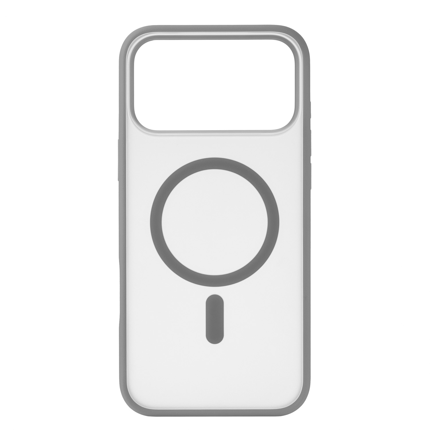 На фото изображено Чехол защитный uBear Cloud Mag Case для iPhone 17 Pro Max, MagSafe, серый 