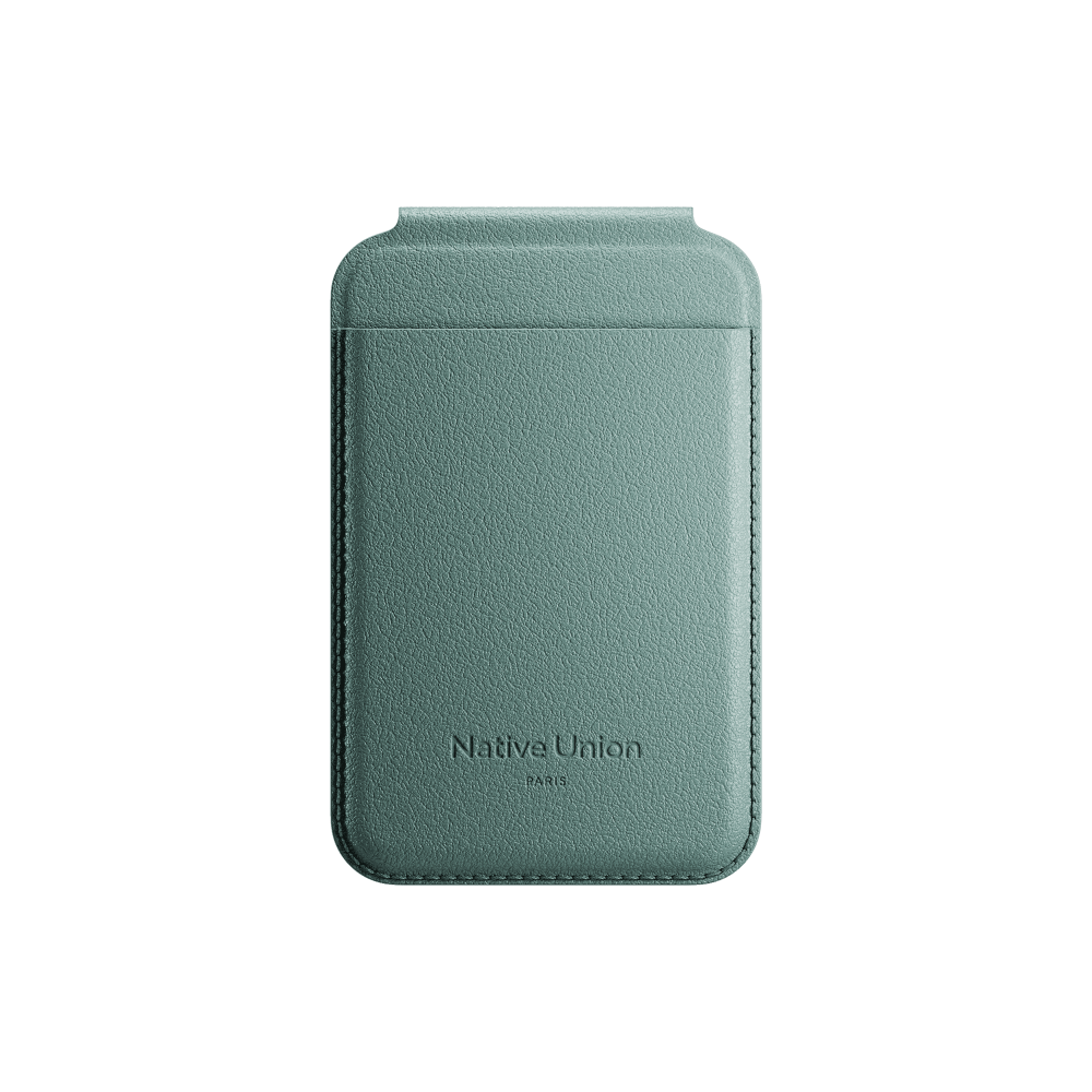 Чехол-бумажник Native Union Active Wallet Stand, зеленый сланец