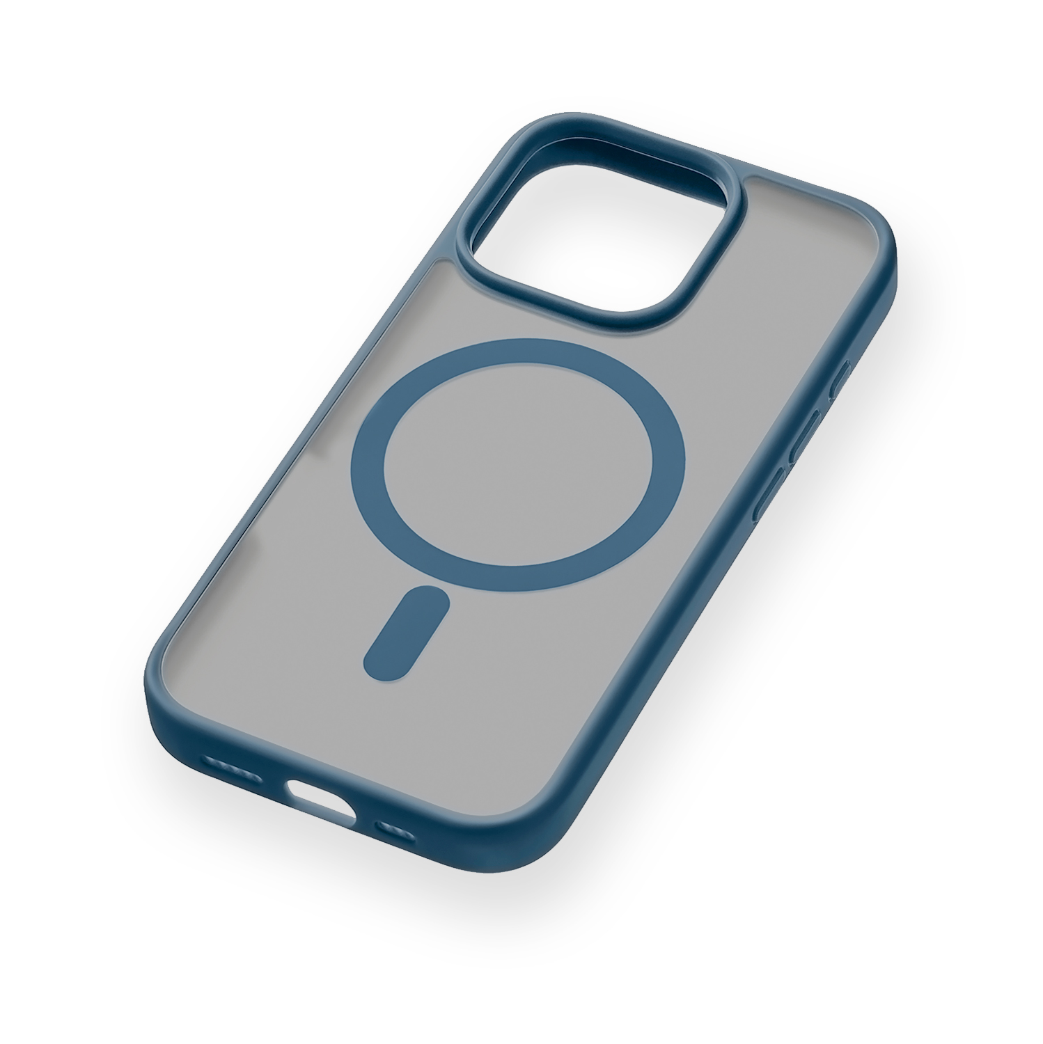 Чехол защитный uBear Cloud Mag Case для iPhone 16 Pro, MagSafe, синий