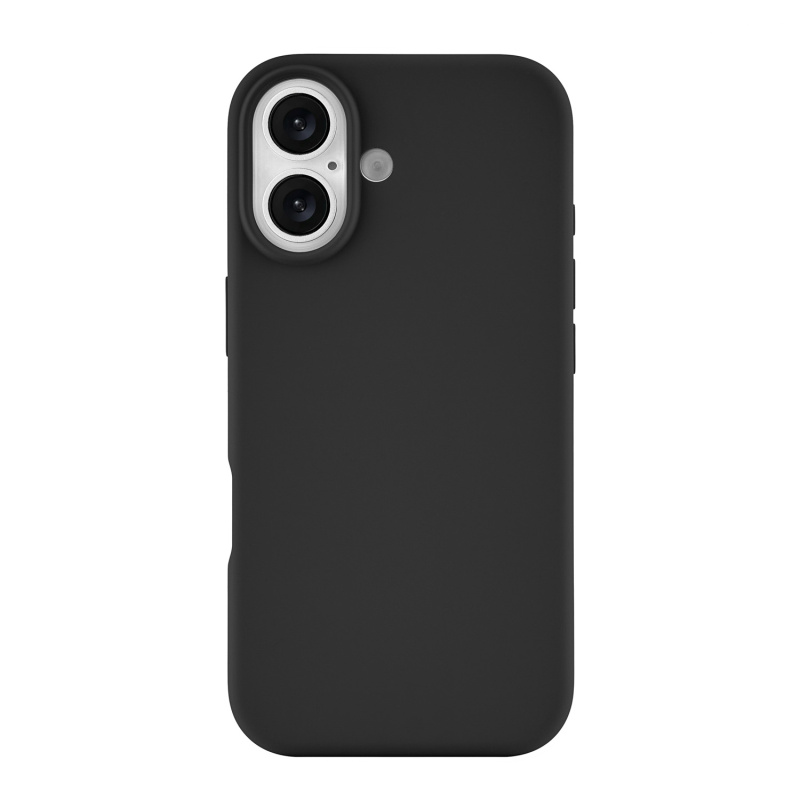 На фото изображено Чехол защитный uBear Touch Mag Case для iPhone 17 MagSafe, черный