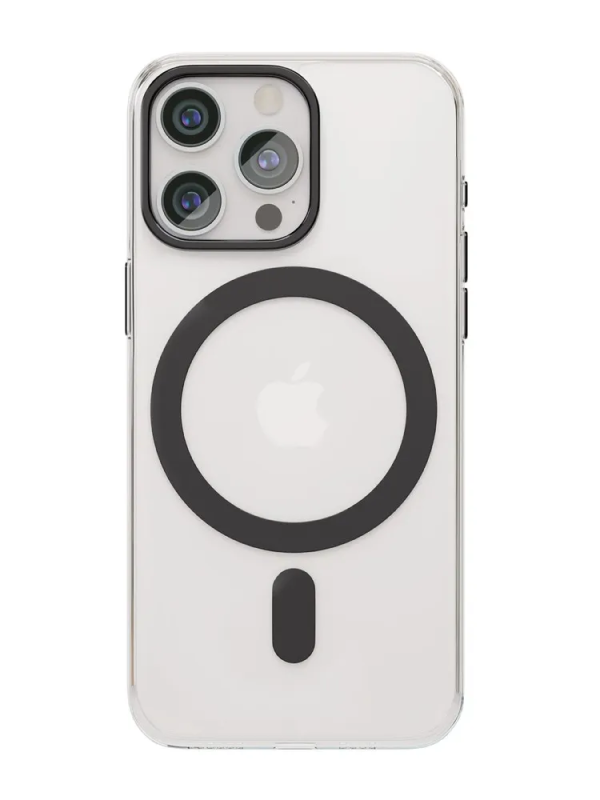 Чехол защитный VLP Diamond Case с MagSafe для iPhone 15 Pro Max, черный
