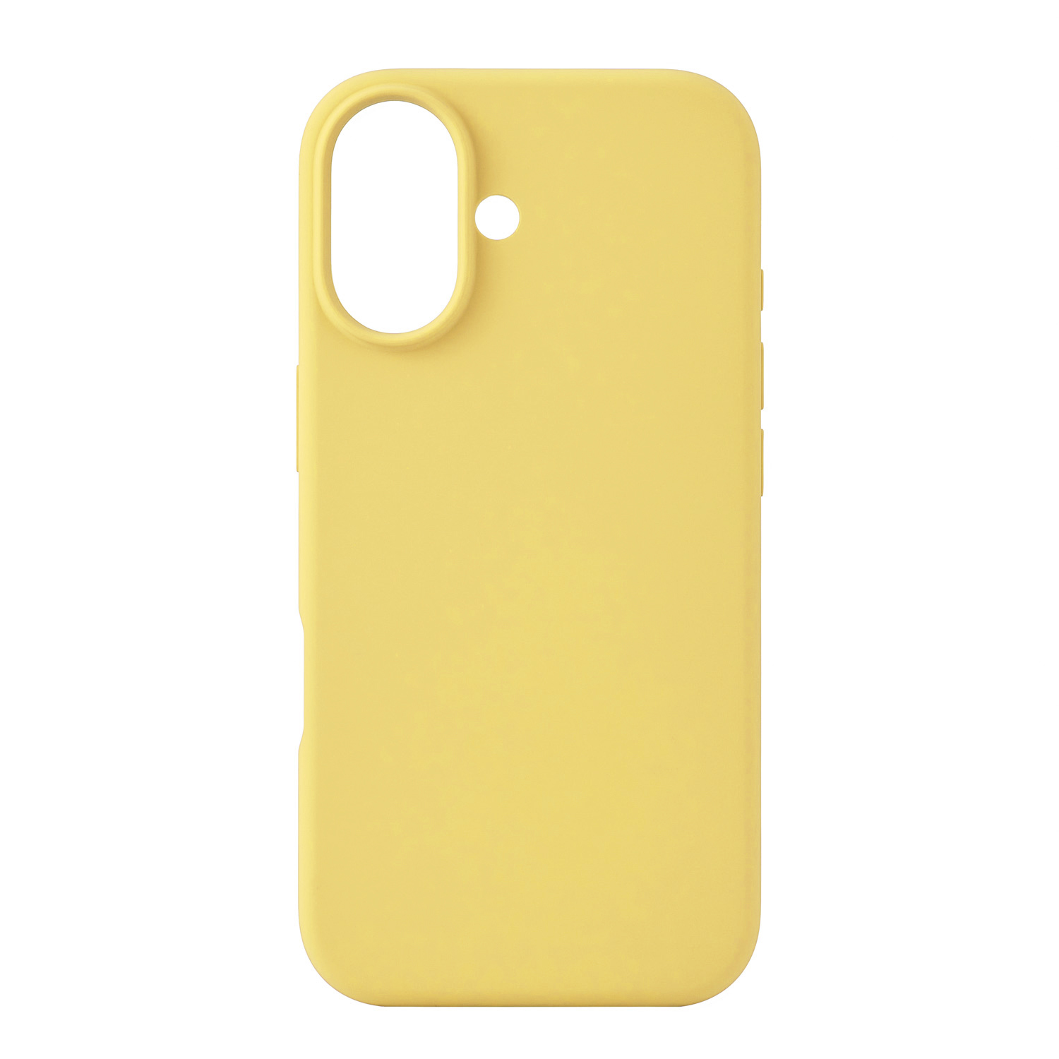 На фото изображено Чехол защитный uBear Touch Mag Case для iPhone 17 MagSafe, светло-жёлтый