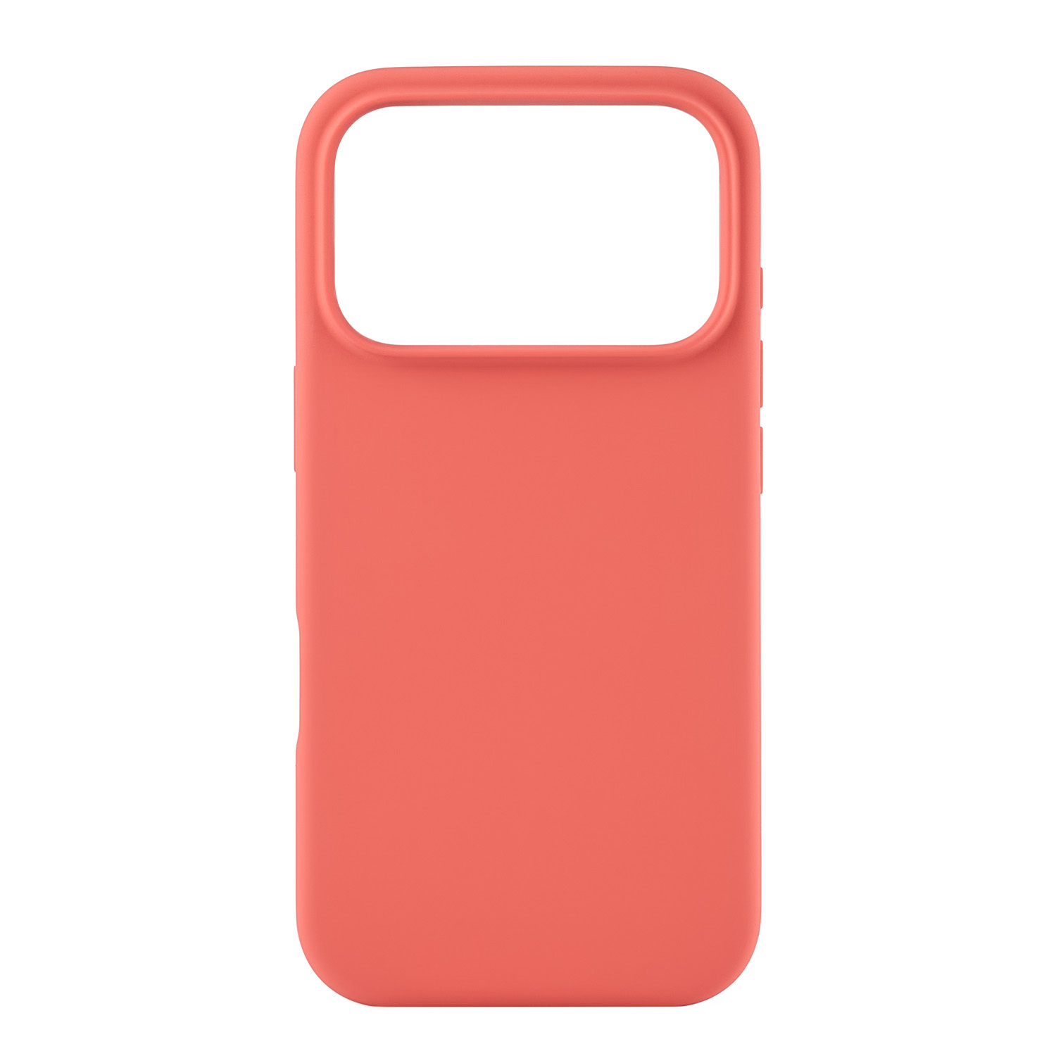 На фото изображено Чехол защитный uBear Touch Mag Case для iPhone 17 Pro, MagSafe, коралловый