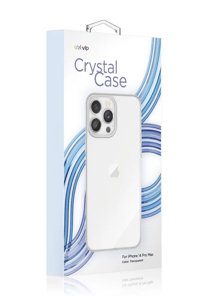 Чехол защитный VLP Crystal case для iPhone 14 Pro Max, прозрачный
