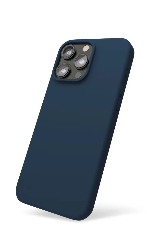 Чехол защитный VLP Aster Case с MagSafe для iPhone 15 Pro Max, темно-синий
