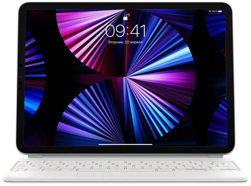 Клавиатура Apple Magic KeyBoard для iPad Air 10.9" (2022), iPad Air 11" (2024) и iPad Pro 11" (2022), белый Клавиатура Apple Magic KeyBoard для iPad Air 10.9" (2022), iPad Air 11" (2024) и iPad Pro 11" (2022), белый