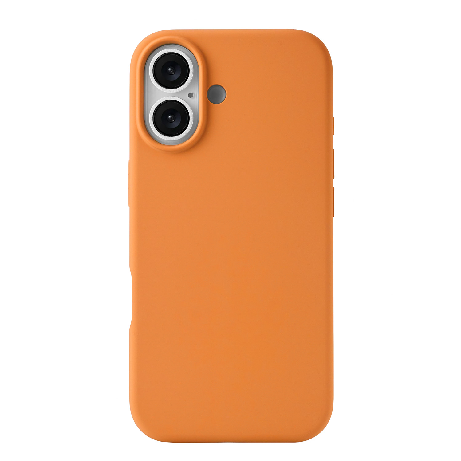 На фото изображено Чехол защитный uBear Touch Mag Case для iPhone 17 MagSafe, оранжевый