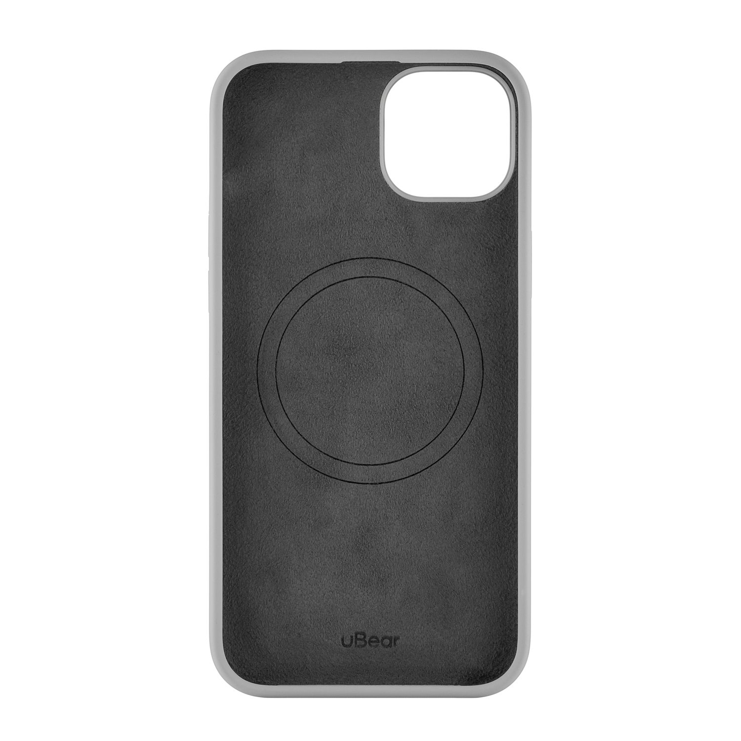 Чехол защитный uBear Touch Mag Case для iPhone 15 Plus, серый