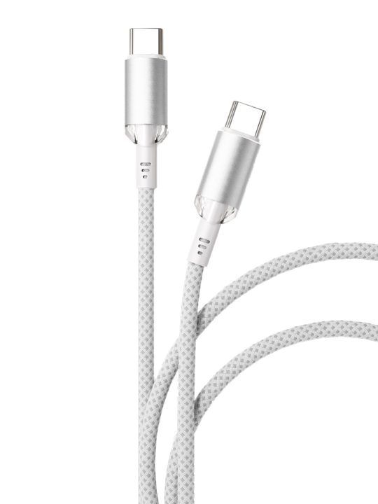 Кабель VLP Diamond Cable USB-C/USB-C, 1.2м, белый