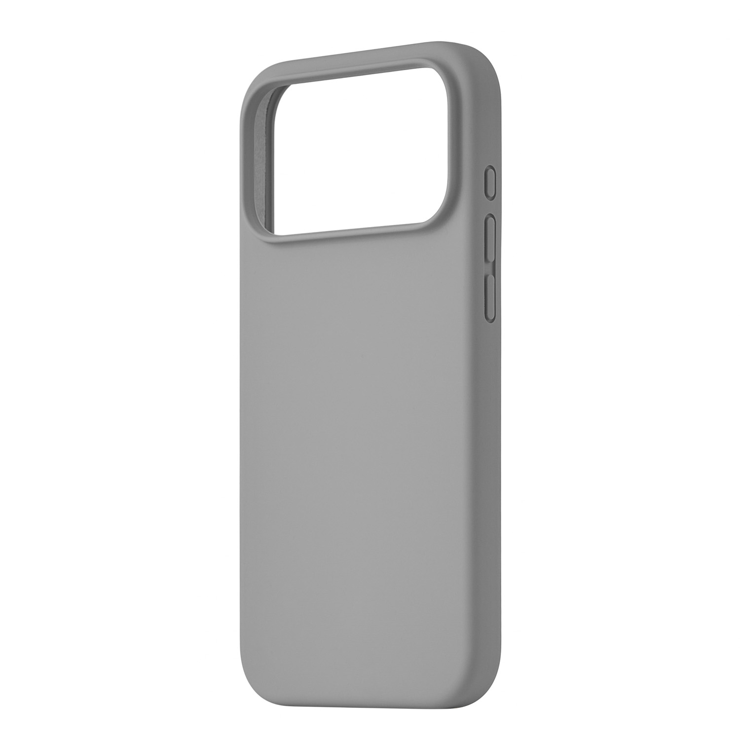 На фото изображено Чехол защитный uBear Touch Mag Case для iPhone 17 Pro Max, MagSafe, светло-серый
