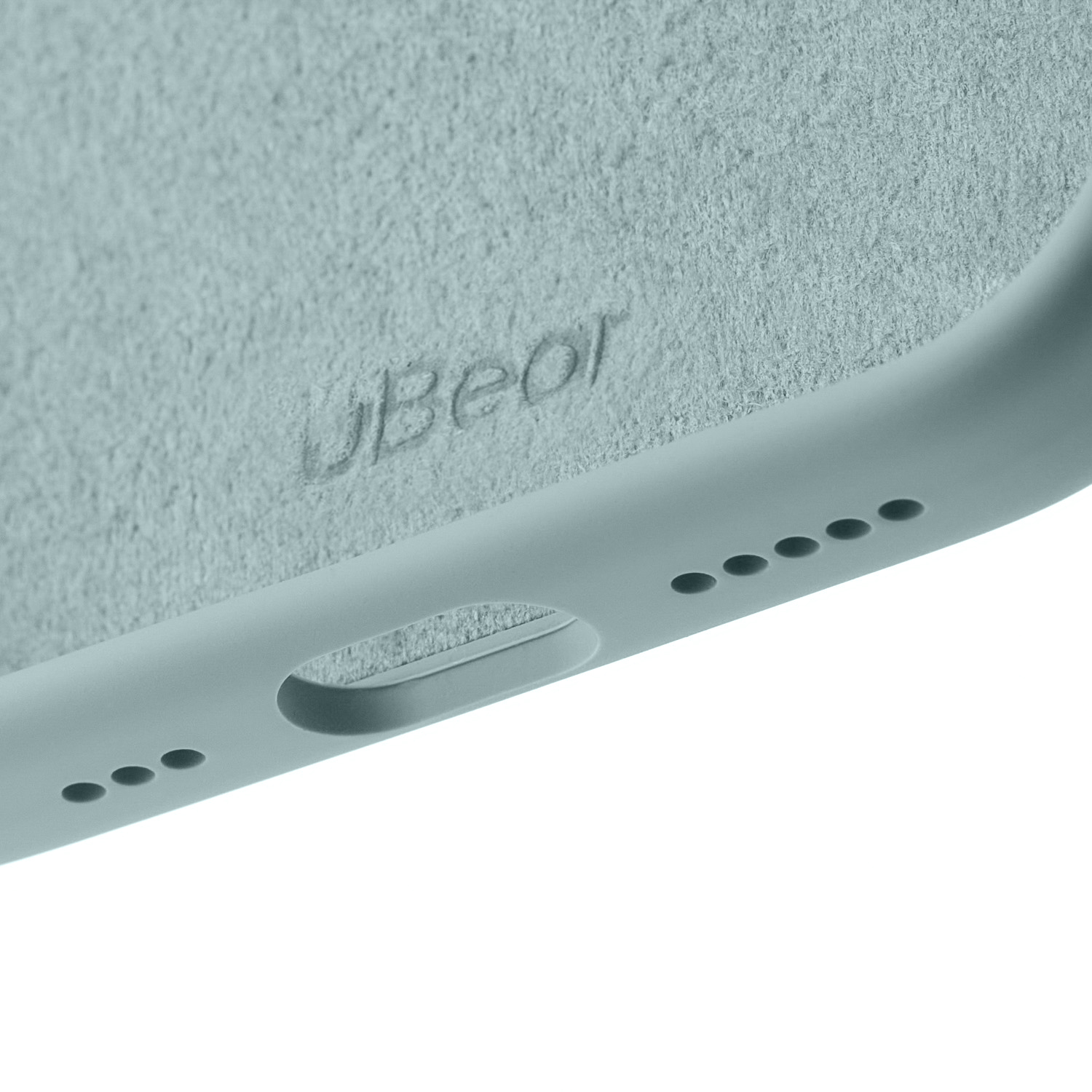 На фото изображено Чехол защитный uBear Touch Mag Case для iPhone 17 MagSafe, холодная мята