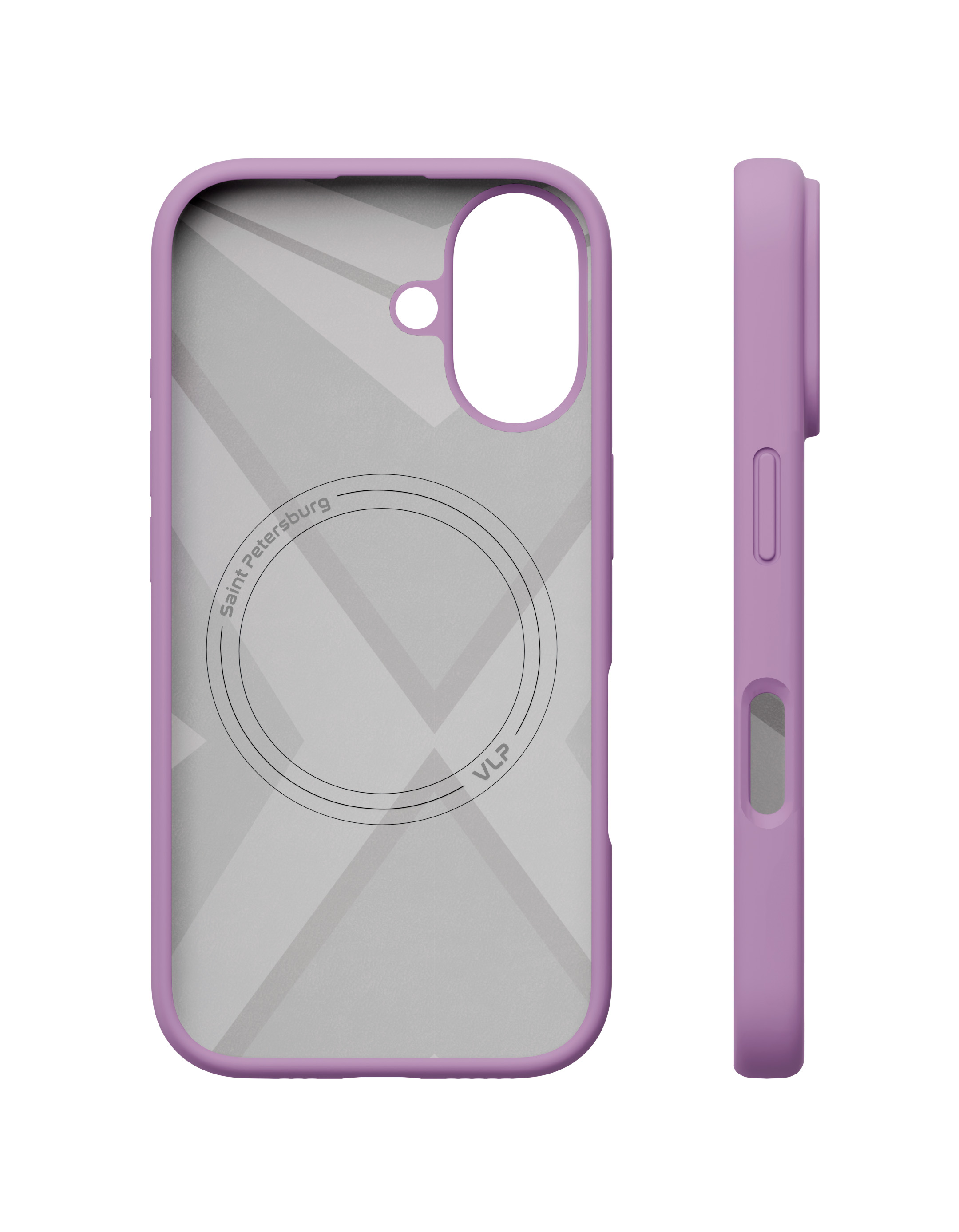 Чехол защитный VLP Aster Case с MagSafe для iPhone 16, розовый
