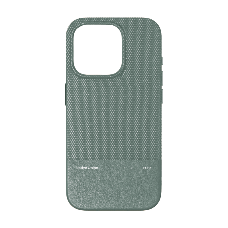 Чехол Native Union (RE)Classic Case MagSafe для iPhone 16 Pro, зеленый сланец Чехол Native Union (RE)Classic Case MagSafe для iPhone 16 Pro, зеленый сланец