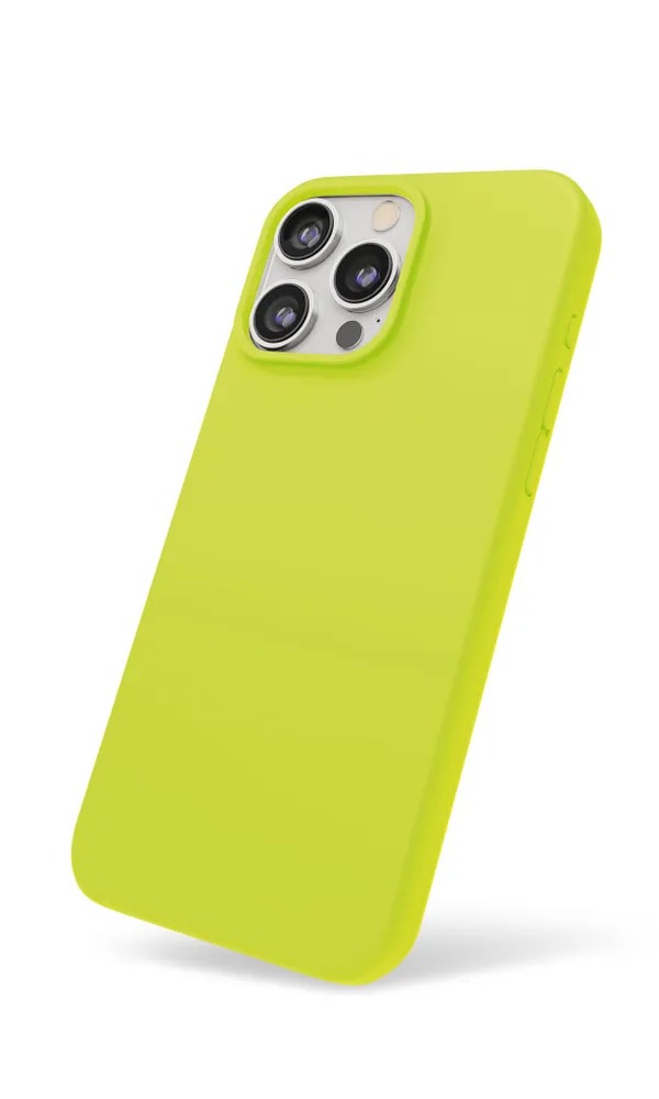 Чехол защитный VLP Aster Case с MagSafe для iPhone 15 Pro Max, неоновый зеленый