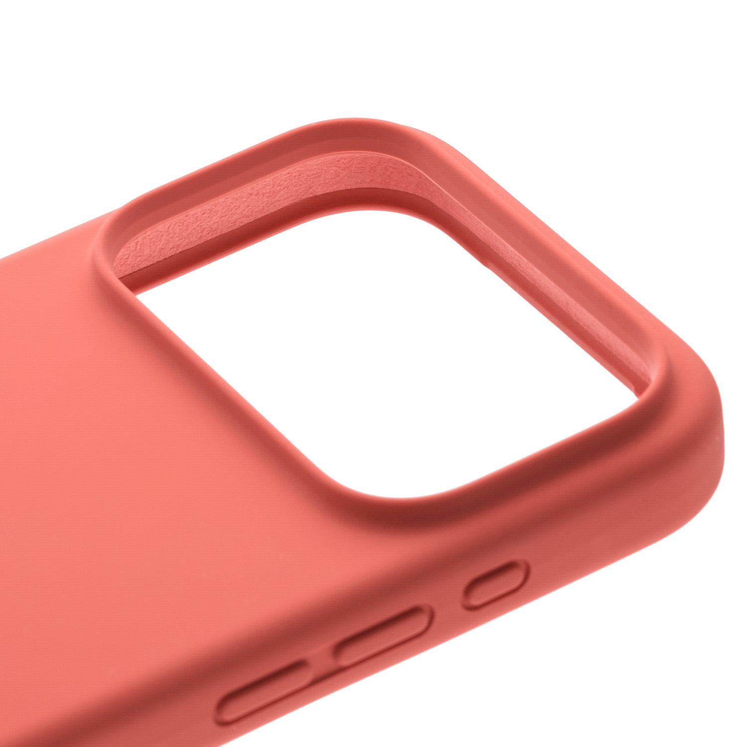 На фото изображено Чехол защитный uBear Touch Mag Case для iPhone 17 Pro, MagSafe, коралловый
