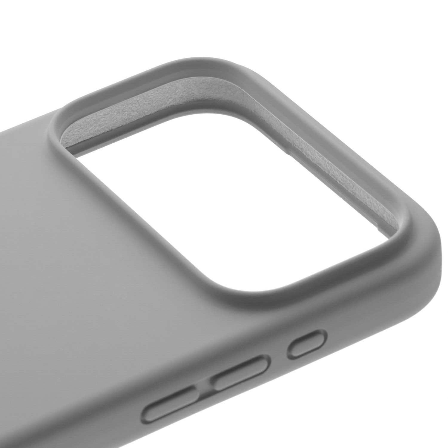 На фото изображено Чехол защитный uBear Touch Mag Case для iPhone 17 Pro Max, MagSafe, светло-серый