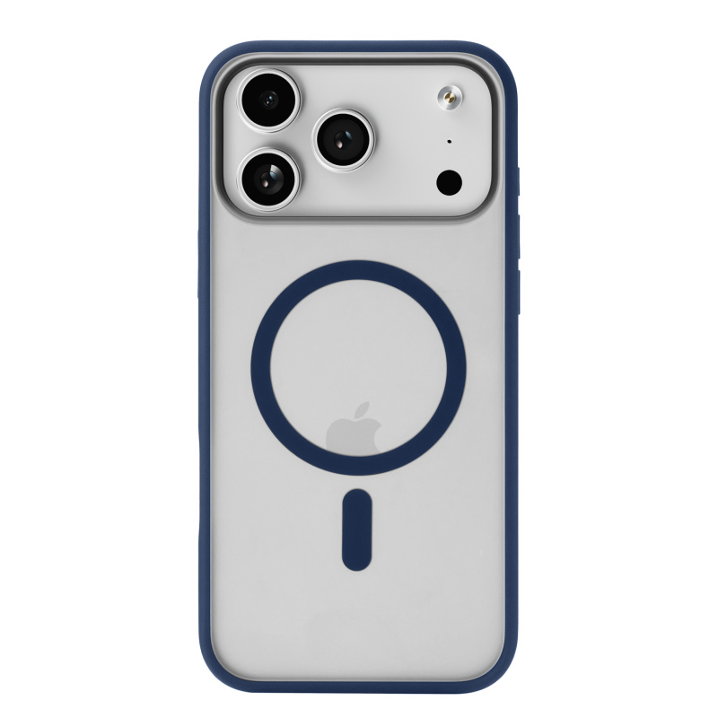 Фото Чехол защитный uBear Cloud Mag Case для iPhone 17 Pro Max, MagSafe, синий На фото изображено Чехол защитный uBear Cloud Mag Case для iPhone 17 Pro Max, MagSafe, синий