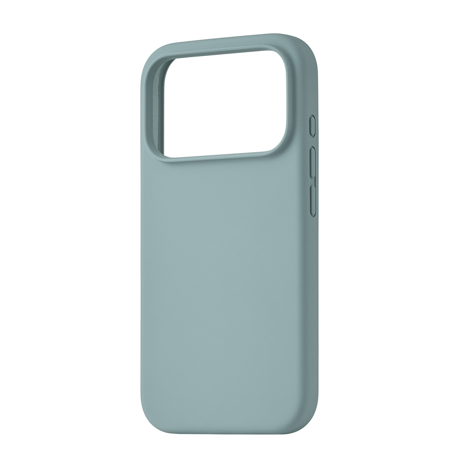 На фото изображено Чехол защитный uBear Touch Mag Case для iPhone 17 Pro, MagSafe, холодная мята