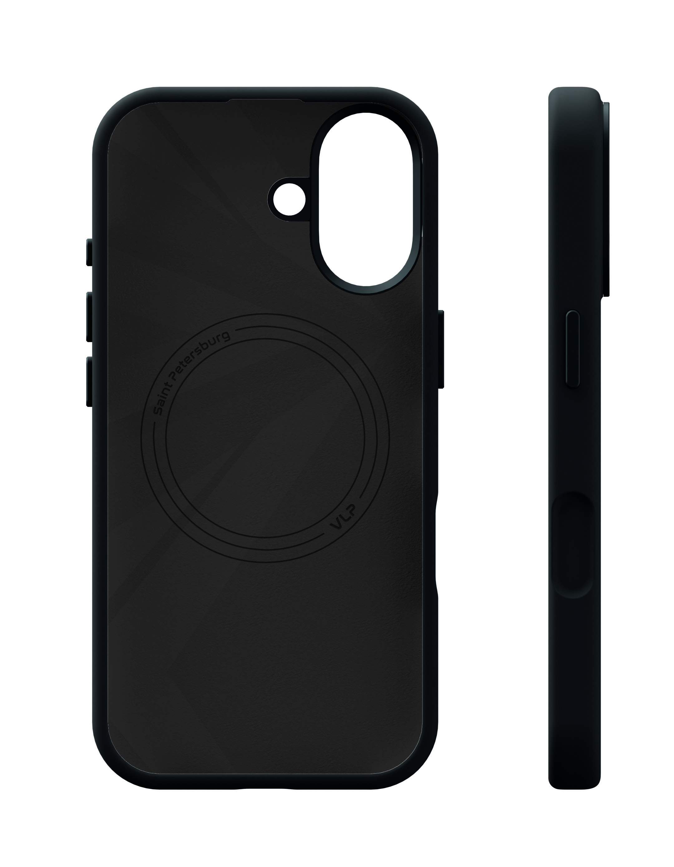 На фото изображено Чехол защитный VLP Aster Pro Case с MagSafe для iPhone 17, черный