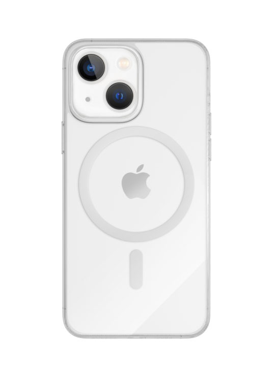 Чехол защитный VLP Crystal case с MagSafe для iPhone 14 Plus, прозрачный