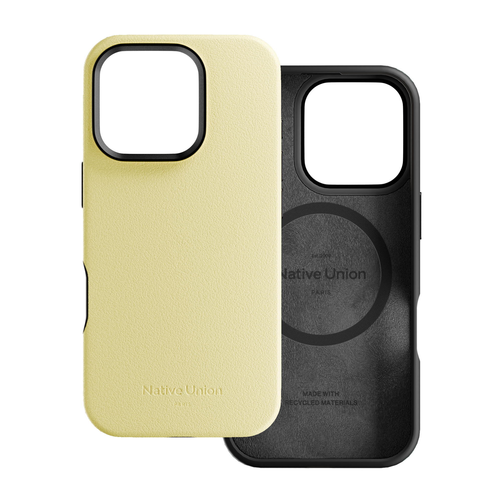 Чехол Native Union Active Case MagSafe для iPhone 16 Pro, лимон