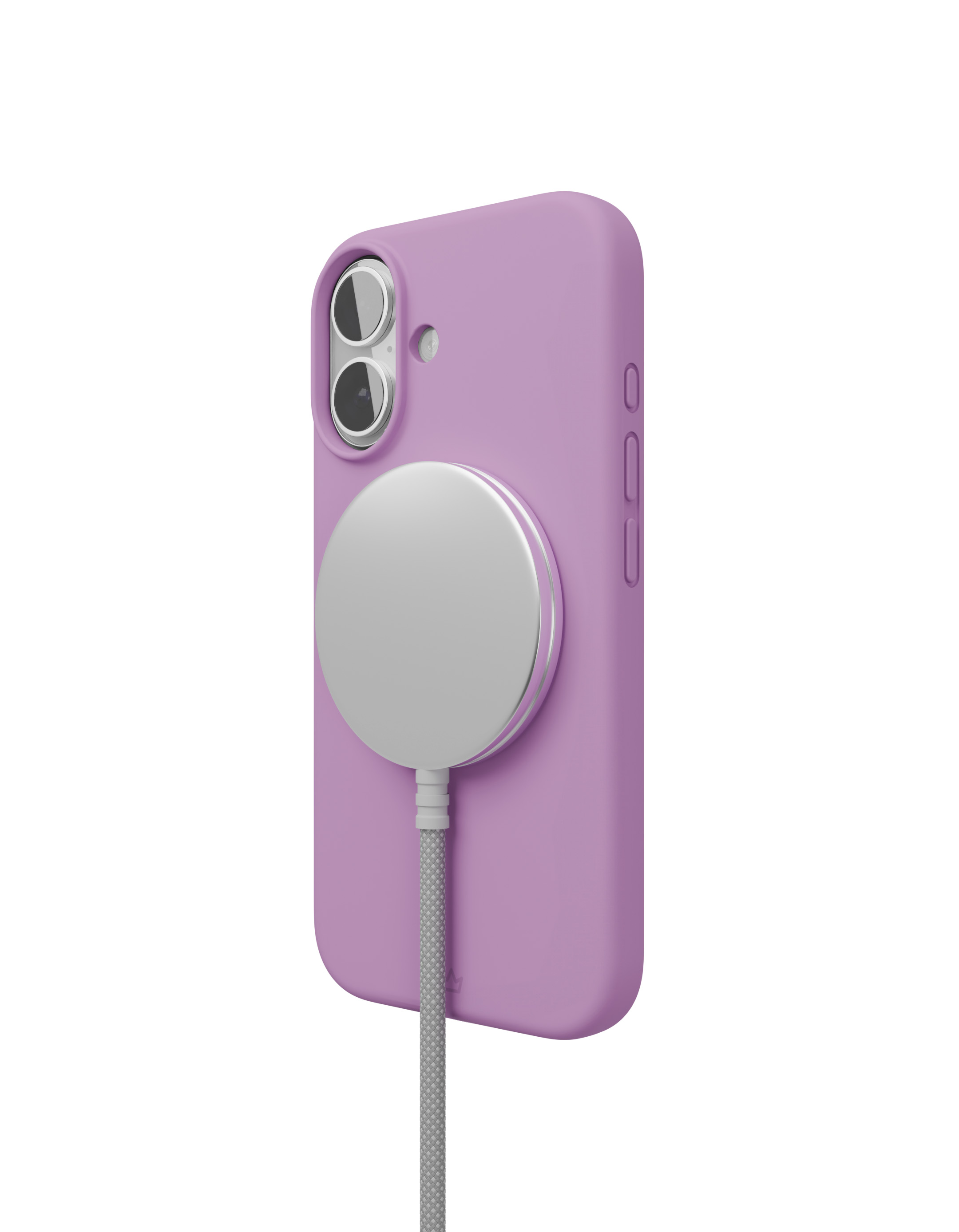 Чехол защитный VLP Aster Case с MagSafe для iPhone 16, розовый